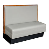 Plain Back Wood Panel Single Booth